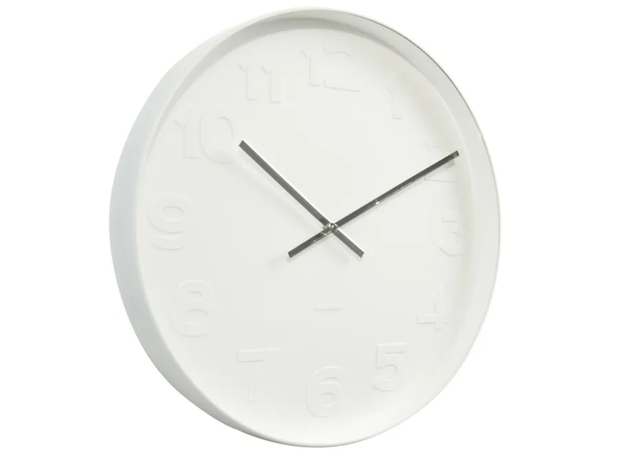 Karlsson Klok Mr. White Numbers wit Ø 37.5 cm