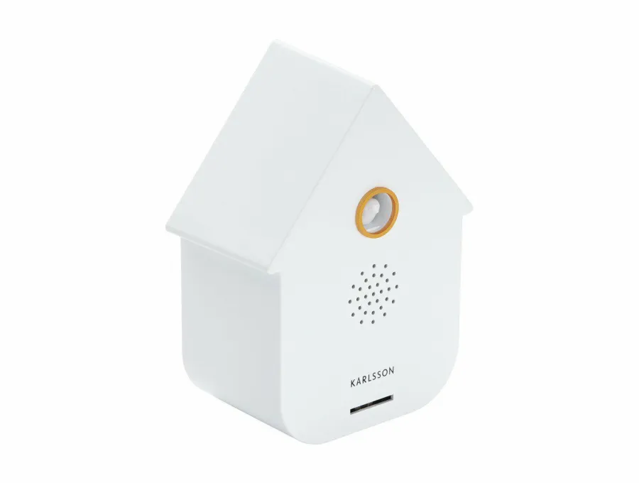 Karlsson Sound Box Modern Cuckoo - Wit Best