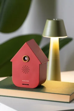 Karlsson Sound Box Modern Cuckoo - Rood Online