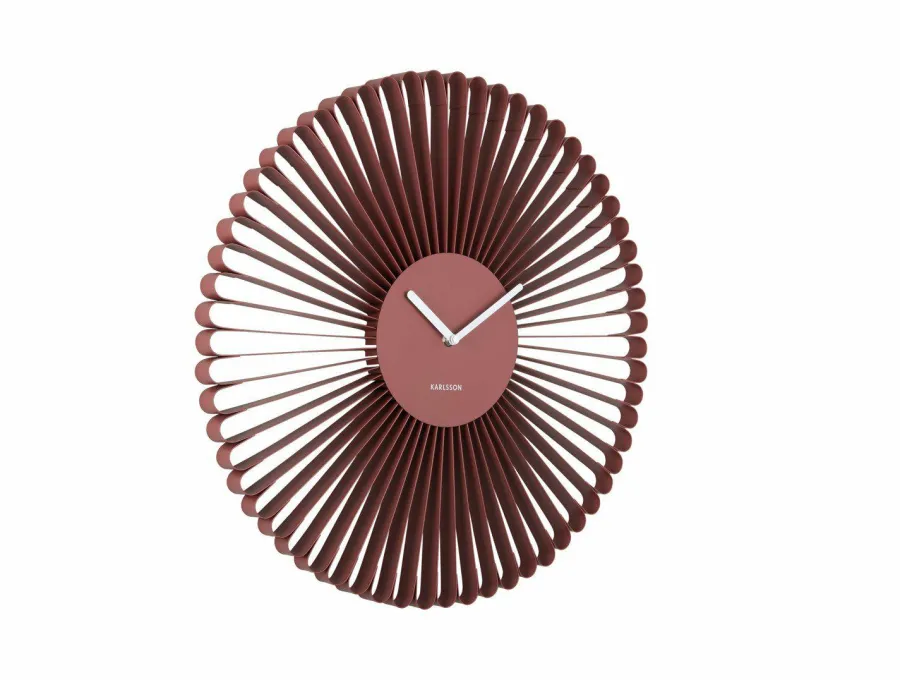 Karlsson Wandklok Cascara rood