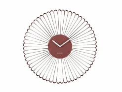 Karlsson Wandklok Cascara rood