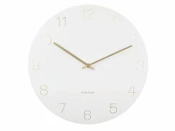 Karlsson Wandklok Charm Engraved Numbers wit Ø 35 cm Online