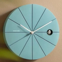 Karlsson Wandklok Destacado Cuckoo luchtblue met klassiek blauw Outlet
