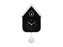 Karlsson Wandklok Dupla Color Cuckoo zwart met wit Sale