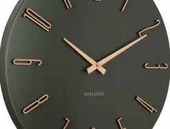 Karlsson Wandklok Esmerado luxury groen Online