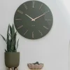 Karlsson Wandklok Esmerado groot luxury groen Discount