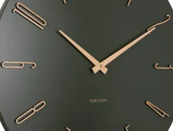 Karlsson Wandklok Esmerado groot luxury groen Discount