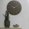 Karlsson Wandklok Esmerado groot mocca bruin Sale