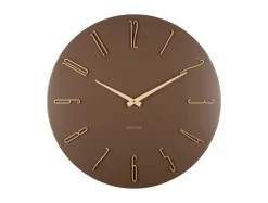 Karlsson Wandklok Esmerado groot mocca bruin Sale