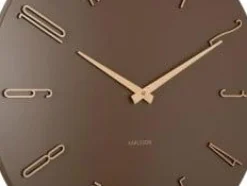Karlsson Wandklok Esmerado groot mocca bruin Sale