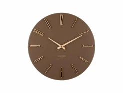 Karlsson Wandklok Esmerado mocca bruin New