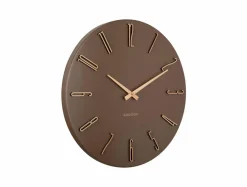 Karlsson Wandklok Esmerado mocca bruin New