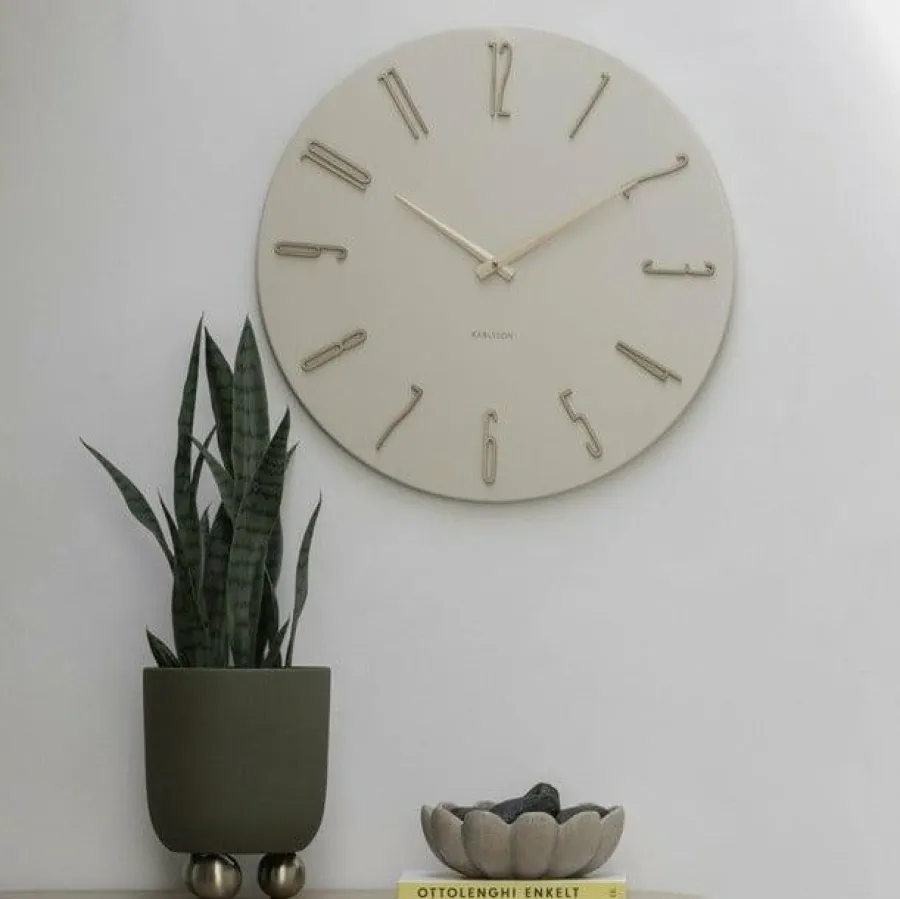 Karlsson Wandklok Esmerado groot wit Sale