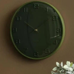 Karlsson Wandklok Fuerte Dome luxury groen Hot