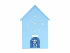 Karlsson Wandklok Garding Doggy zacht blauw Hot