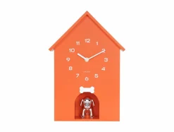 Karlsson Wandklok Garding Doggy bright oranje Best