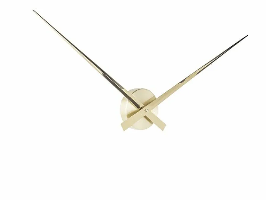 Karlsson Wandklok Little Big Time goud Ø 77,5 cm New