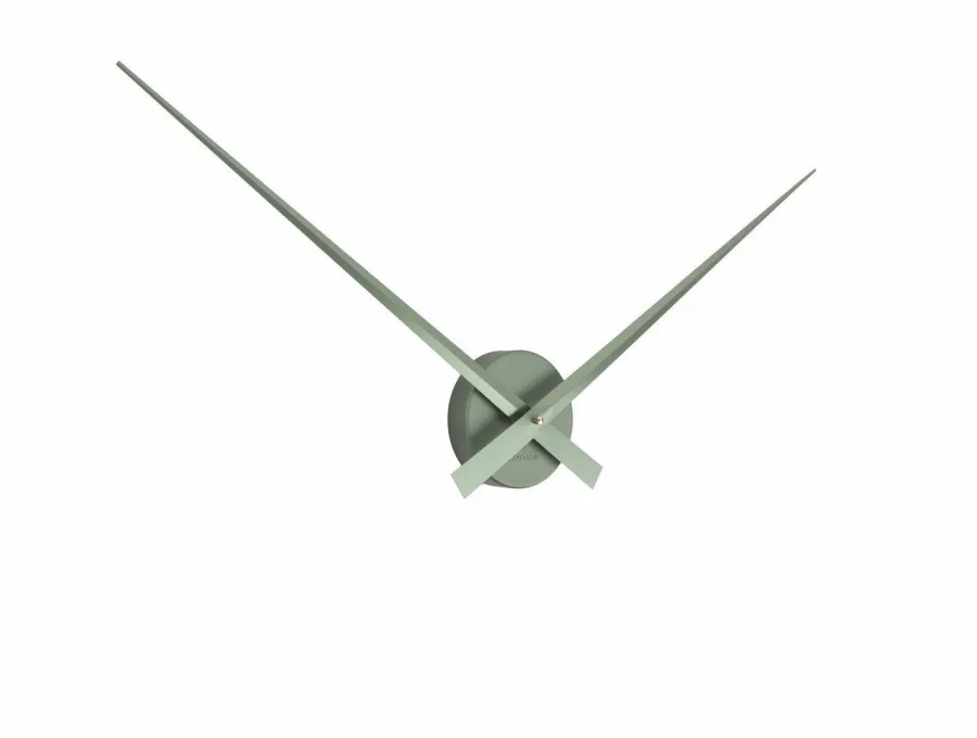 Karlsson Wandklok Little Big Time groen metallic Sale