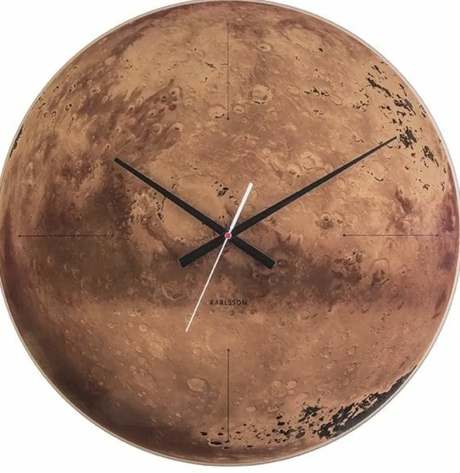 Karlsson Wandklok Mars 60 Cm Glas Best