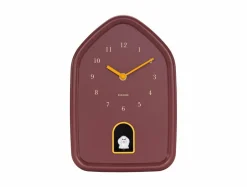 Karlsson Wandklok Modern Doggy burgundy rood Online