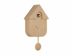 Karlsson Wandklok Modern Cuckoo Oro mocca bruin Online