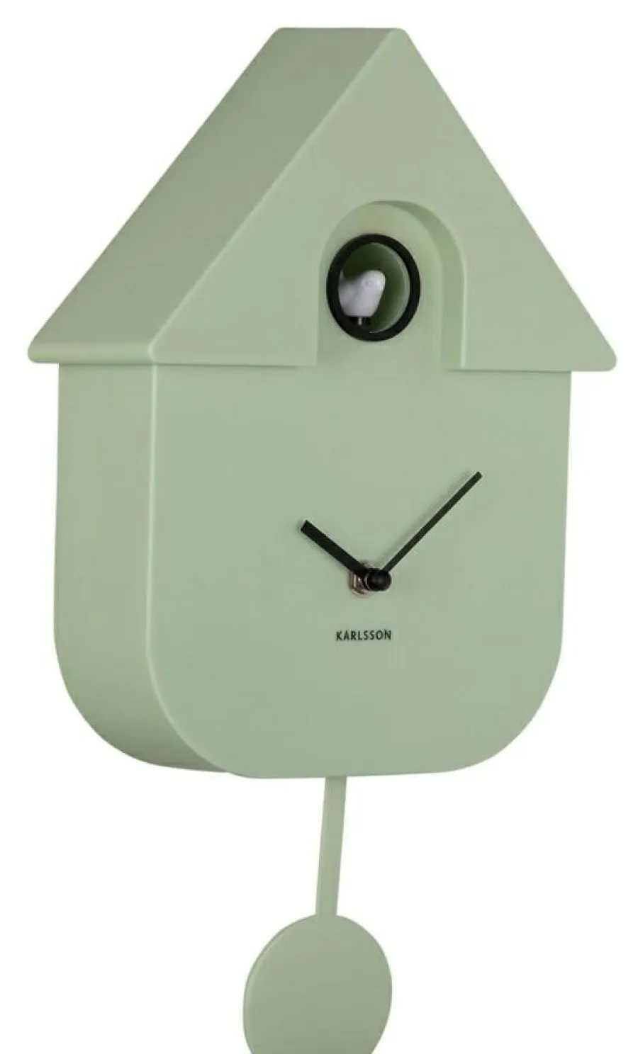 Karlsson Wandklok Modern Cuckoo ABS zacht groen Clearance