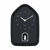 Karlsson Wandklok Modern Kitty zwart Outlet
