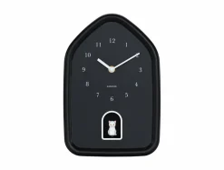 Karlsson Wandklok Modern Kitty zwart Outlet