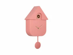 Karlsson Wandklok Modern Cuckoo Oro Roze Sale
