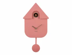 Karlsson Wandklok Modern Cuckoo Oro Roze Sale