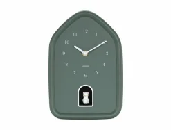 Karlsson Wandklok Modern Kitty jungle groen Clearance