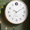 Karlsson Wandklok Natural Cuckoo wit Ø 31.5 cm Discount