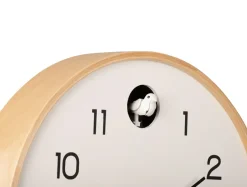 Karlsson Wandklok Natural Cuckoo wit Ø 31.5 cm Discount