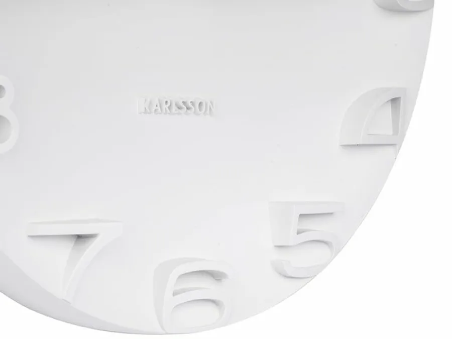 Karlsson Wandklok On The Edge wit Ø 42 Hot