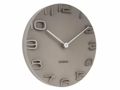 Karlsson Wandklok On The Edge grey Ø 42 Outlet