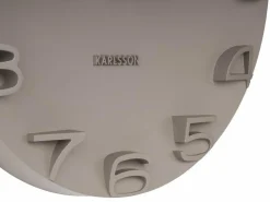 Karlsson Wandklok On The Edge grey Ø 42 Outlet