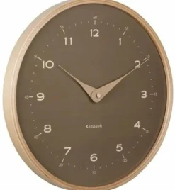 Karlsson Wandklok Osado Dome mosgroen New