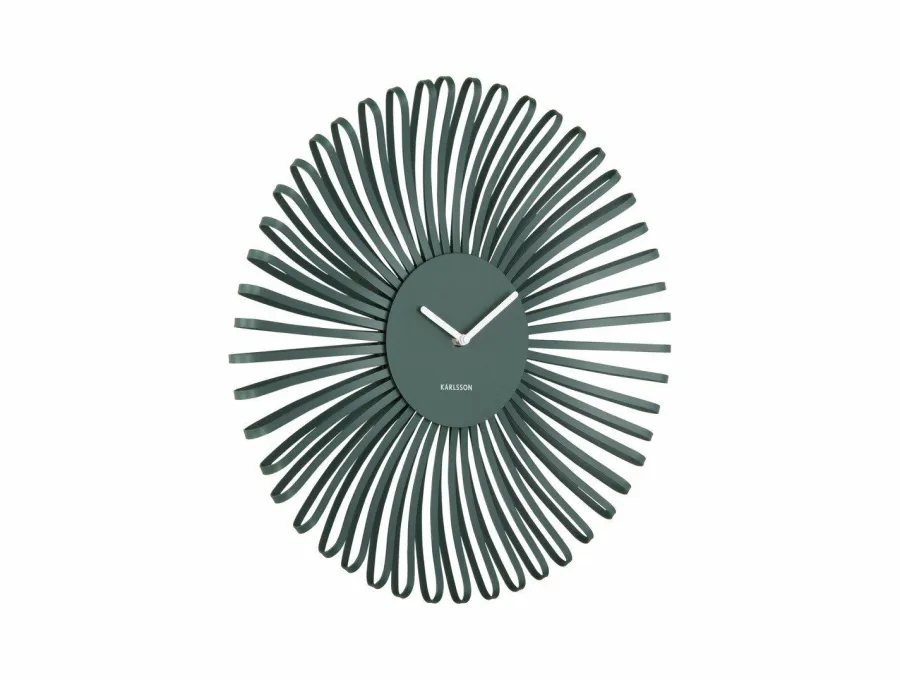 Karlsson Wandklok Polo jungle groen Clearance