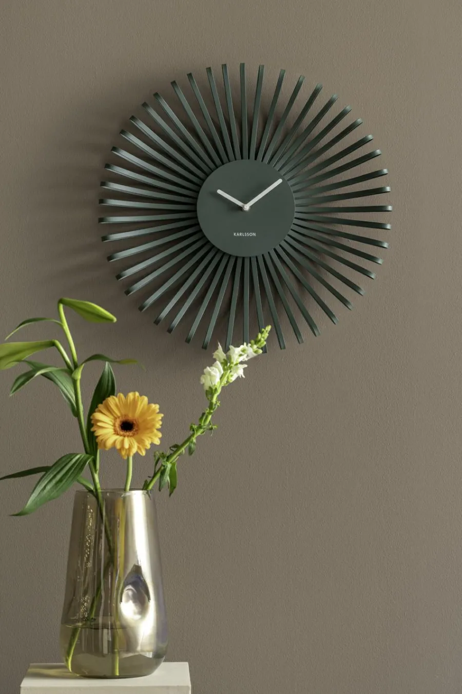 Karlsson Wandklok Polo jungle groen Clearance