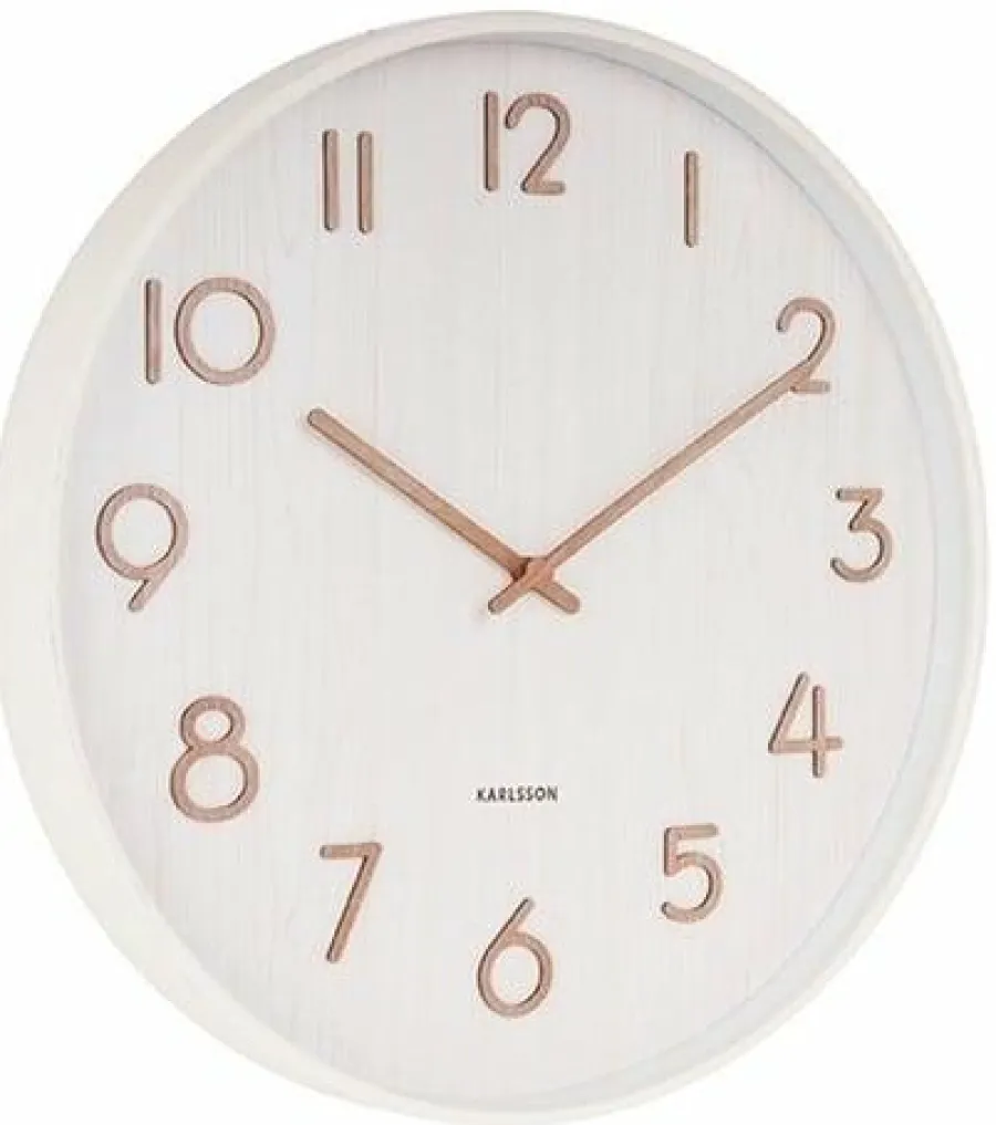 Karlsson Wandklok Pure Large wit Ø 60 cm Sale