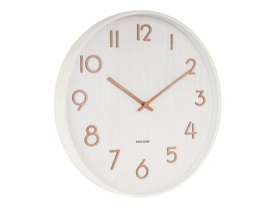 Karlsson Wandklok Pure Large wit Ø 60 cm Sale