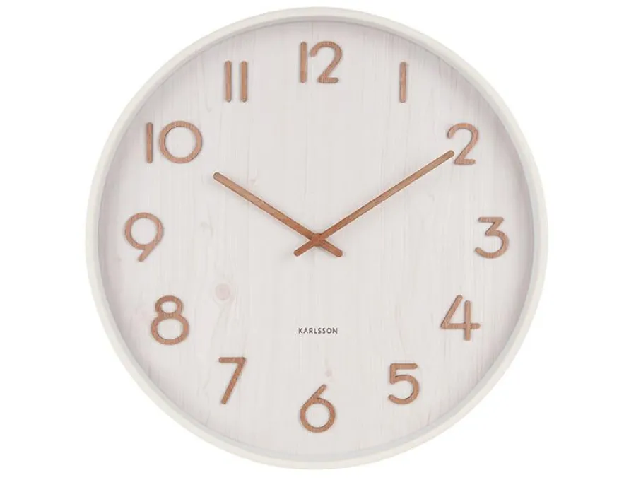 Karlsson Wandklok Pure Large wit Ø 60 cm Sale