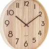 Karlsson Wandklok Pure Large bruin Ø 60 cm Outlet