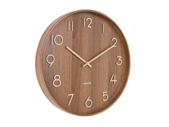 Karlsson Wandklok Pure Medium Dark Wood Ø 40 cm New