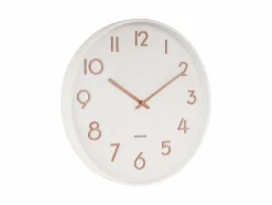 Karlsson Wandklok Pure wit Ø 40 cm Clearance