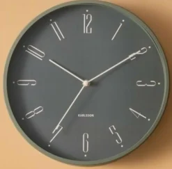 Karlsson Wandklok Regal Numbers jungle groen New