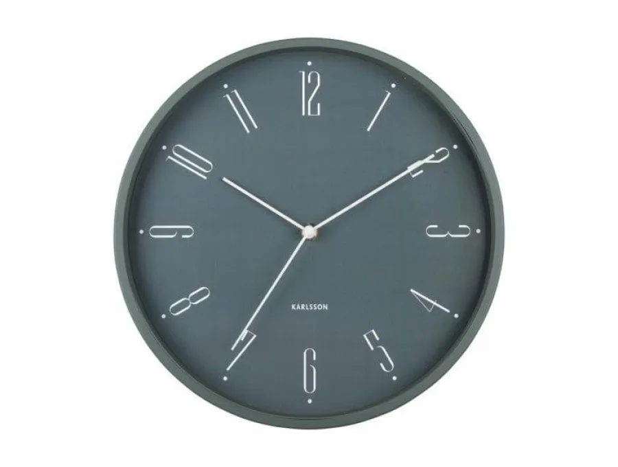 Karlsson Wandklok Regal Numbers jungle groen New