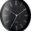 Karlsson Wandklok Regal Numbers zwart Hot