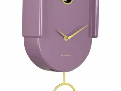 Karlsson Wandklok Tweet mauve New