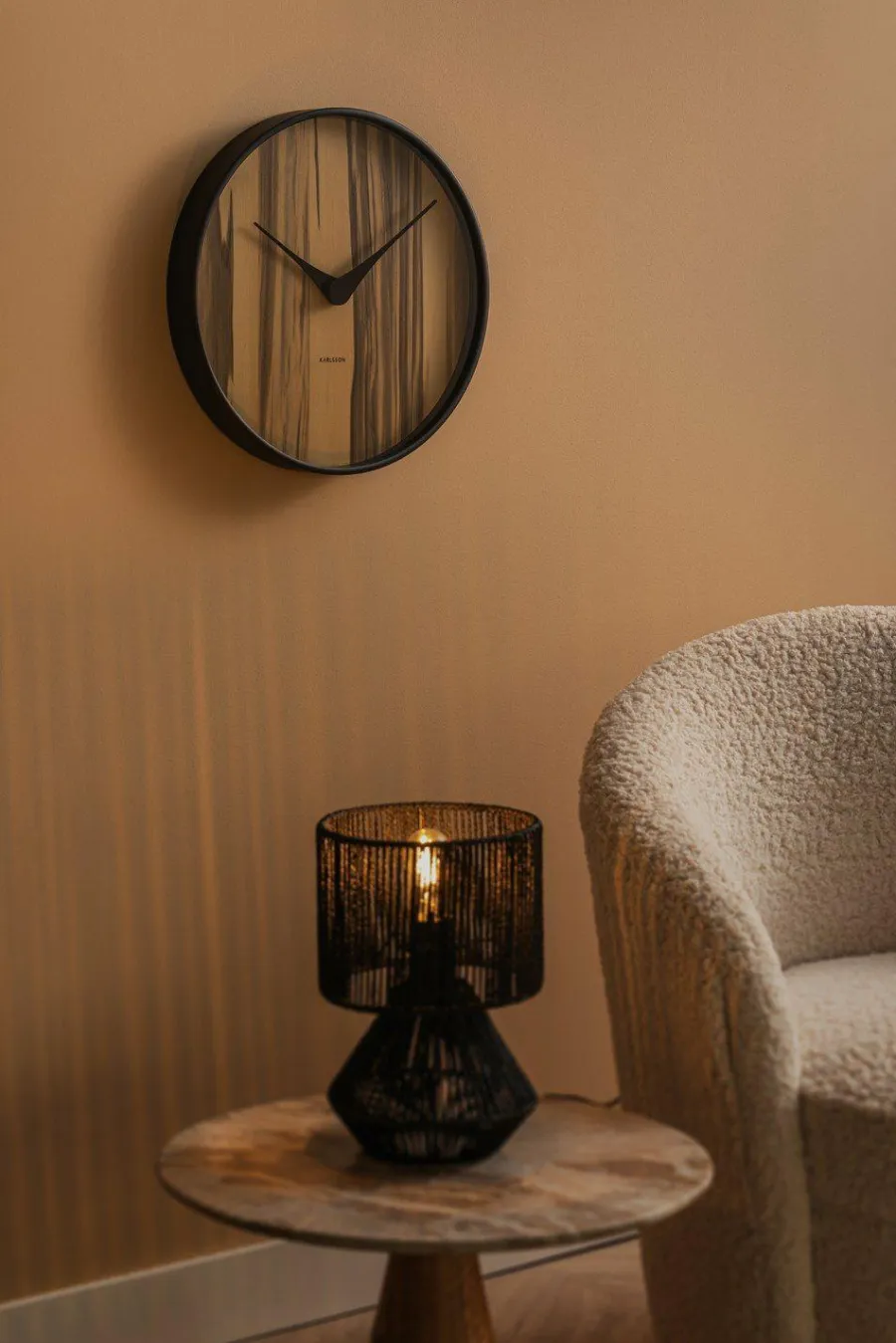 Karlsson Wandklok Wood Melange licht Ø 40 cm Online